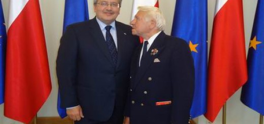 Prezydent RP Bronisław Komorowski z Henrykiem Łagodzkim